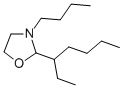 Structure of 3-BUTYL-2-(1-ETHYLPENTYL)OXAZOLIDINE