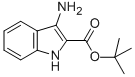 3-AMINO-1H-INDOLE-2-CARBOXYLIC ACID TERT-BUTYL ESTER结构式