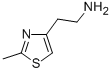 Structure of 2-(2-METHYL-1,3-THIAZOL-4-YL)ETHYLAMINE