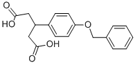 Structure of 3-(4-BENZYLOXYPHENYL)PENTANEDIOIC ACID