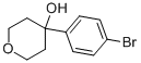 Structure of 2H-Pyran-4-ol, 4-(4-bromophenyl)tetrahydro-