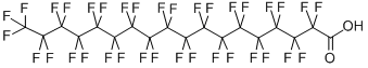 Structure of PERFLUOROOCTADECANOIC ACID