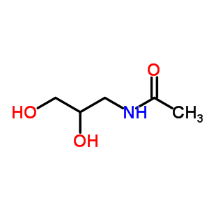 Structure of N-(2,3-dihydroxypropyl)acetamide