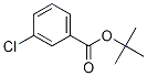 Benzoic acid, 3-chloro-, 1,1-dimethylethyl ester结构式
