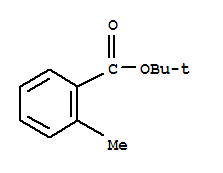 Structure of tert-butyl 2-methylbenzoate
