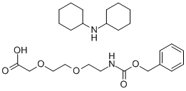 Structure of CBZ-8-AMINO-3,6-DIOXAOCTANOIC ACID DCHA