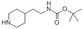 Structure of (2-PIPERIDIN-4-YL-ETHYL)-CARBAMIC ACID TERT-BUTYL ESTER
