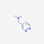 Structure of N-methyl-1-pyridazin-4-ylmethanamine