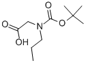 N-PROPYL-N-BOC-GLYCINE结构式