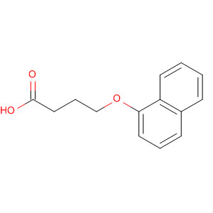 Butanoic acid, 4-(1-naphthalenyloxy)-结构式