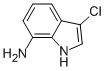 Structure of 3-CHLORO-1H-INDOL-7-AMINE