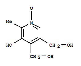 Structure of 1-hydroxy-4,5-bis(hydroxymethyl)-2-methyl-3-oxo-2,3-dihydropyridinium