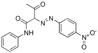 Structure of 2-[(p-nitrophenyl)azo]acetoacetanilide