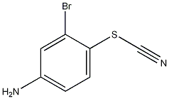 Structure of 3-BROMO-4-THIOCYANATOANILINE 97%