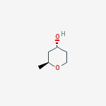 Structure of (2S,4R)-2-Methyl-tetrahydro-2H-pyran-4-ol