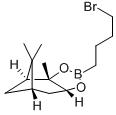 Structure of (1S,2S,3R,5S)-(+)-2,3-PINANEDIOL 4-BROMOBUTYLBORONATE ESTER