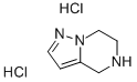 Structure of 4,5,6,7-TETRAHYDRO-PYRAZOLO[1,5-A]PYRAZINE, DIHYDROCHLORIDE
