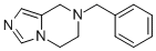 Structure of Imidazo[1,5-a]pyrazine, 5,6,7,8-tetrahydro-7-(phenylmethyl)-