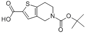 Structure of 5-(TERT-BUTOXYCARBONYL)-4,5,6,7-TETRAHYDROTHIENO[3,2-C]PYRIDINE-2-CARBOXYLIC ACID