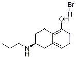 Structure of (S)-5,6,7,8-TETRAHYDRO-6-(PROPYLAMINO)-1-NAPHTHALENOL HYDROBROMIDE