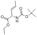 Structure of (S)-2-TERT-BUTOXYCARBONYLAMINO-PENT-3-ENOIC ACID ETHYL ESTER