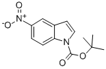 Structure of TERT-BUTYL 5-NITRO-1H-INDOLE-1-CARBOXYLATE