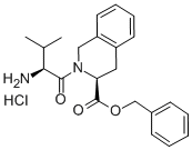 L-N-VALYL-L-1,2,3,4-四氢异喹啉-3-苄氧羰酰基盐酸盐结构式