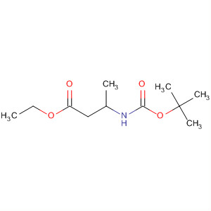 Butanoic acid, 3-[[(1,1-dimethylethoxy)carbonyl]amino]-, ethyl ester,(3S)-结构式