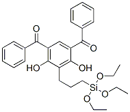 Structure of [4,6-Dihydroxy-5-[3-(triethoxysilyl)propyl]-1,3-phenylene]bis[phenylmethanone]