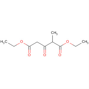 Structure of Pentanedioic acid, 2-methyl-3-oxo-, diethyl ester
