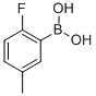 2-氟-5-甲基苯硼酸结构式