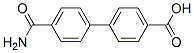 4-(4-Carbamoylphenyl)benzoic acid结构式