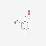 2-hydroxy-4-iodoBenzenemethanol结构式