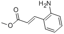 Structure of 3-(2-Aminophenyl)propenoic acid methyl ester
