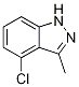4-氯-3-甲基-1H-吲唑结构式