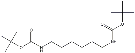 1,6-Bis(tert-butoxycarbonylamino)hexane结构式