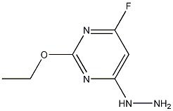 Structure of 2-Ethoxy-4-fluoro-6-hydrazinylpyrimidine