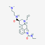 (6ar,9r,10ar)-9-n-[3-(dimethylamino)propyl]-4-n-ethyl-7-prop-2-enyl-6,6a,8,9,10,10a-hexahydroindolo[4,3-fg]quinoline-4,9-dicarboxamide结构式