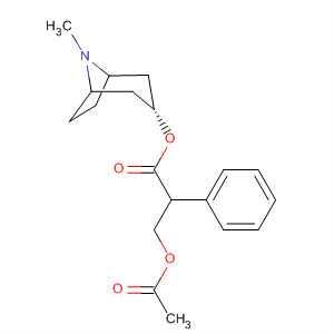 Structure of Benzeneacetic acid, a-[(acetyloxy)methyl]-,(3-endo)-8-methyl-8-azabicyclo[3.2.1]oct-3-yl ester