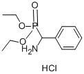 Structure of DIETHYL (ALPHA-AMINOBENZYL)PHOSPHONATE HYDROCHLORIDE