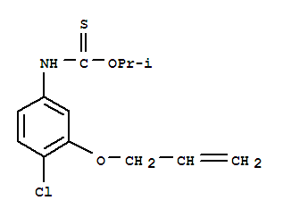 Structure of O-(1-methylethyl) [4-chloro-3-(prop-2-en-1-yloxy)phenyl]thiocarbamate