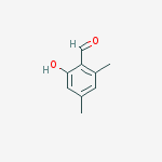 Structure of Benzaldehyde, 2-hydroxy-4,6-dimethyl-