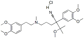 Structure of METHOXYVERAPAMIL HYDROCHLORIDE