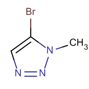 Structure of 1H-1,2,3-Triazole, 5-bromo-1-methyl-