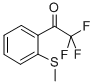Structure of 2,2,2-trifluoro-1-(2-methylsulfanylphenyl)ethanone