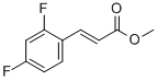 METHYL 3-(2,4-DIFLUOROPHENYL)ACRYLATE结构式