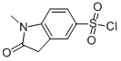 Structure of 1-Methyl-2-oxo-5-indolinesulfonyl chloride