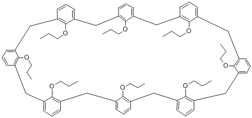 Structure of CALIX[8]ARENE OCTA-N-PROPYL ETHER