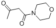 Structure of N-ACETOACETYLMORPHOLINE