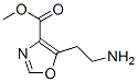 Structure of 4-OXAZOLECARBOXYLIC ACID 5-(2-AMINOETHYL)-,METHYL ESTER